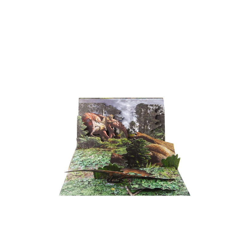 Harper Collins: Dino World: A 3-D Prehistoric Dinosaur Pop-Up (Hardcover Book)-HARPER COLLINS PUBLISHERS-Little Giant Kidz