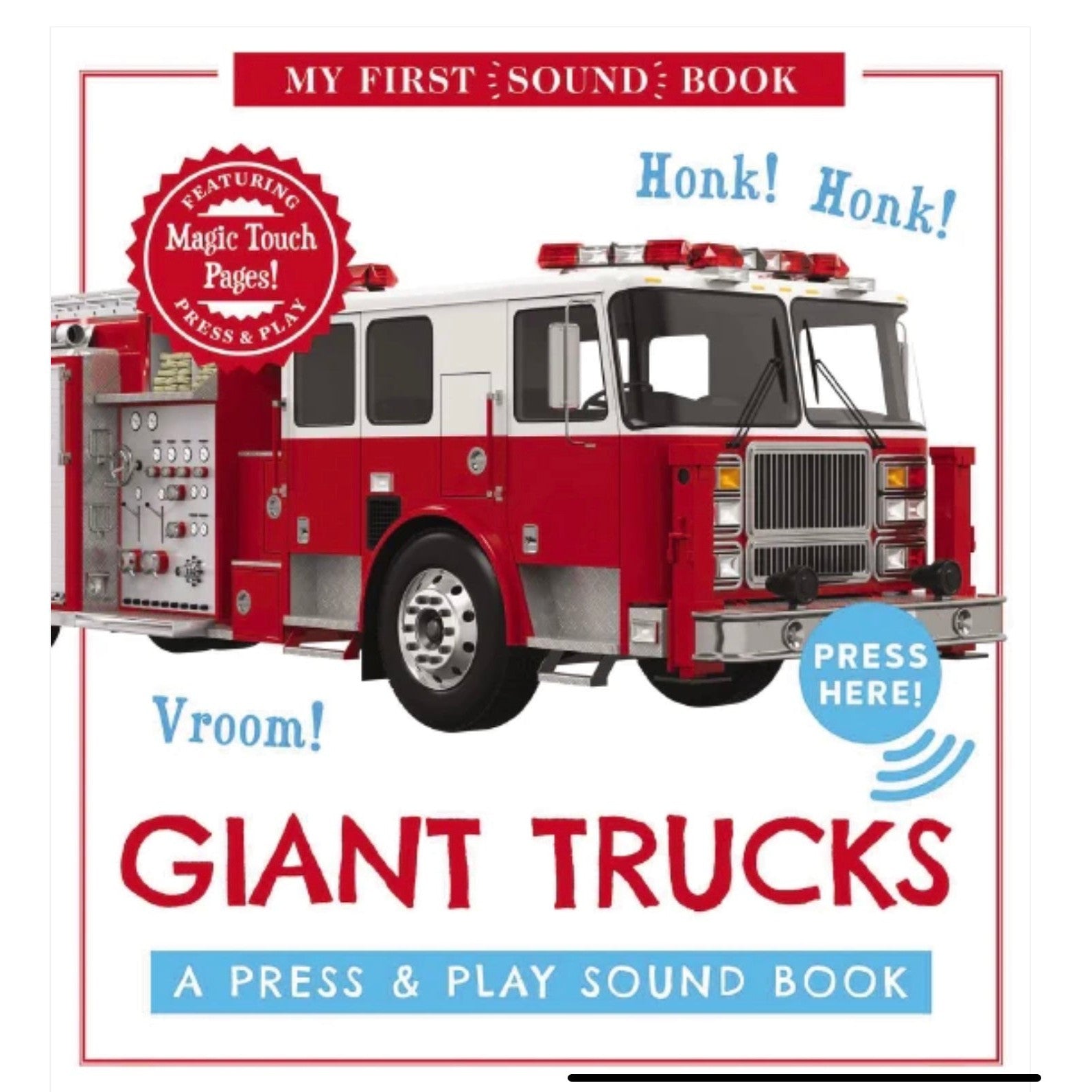 Harper Collins: Giant Trucks: My First Book of Sounds: A Press & Play Sound Board Book-HARPER COLLINS PUBLISHERS-Little Giant Kidz