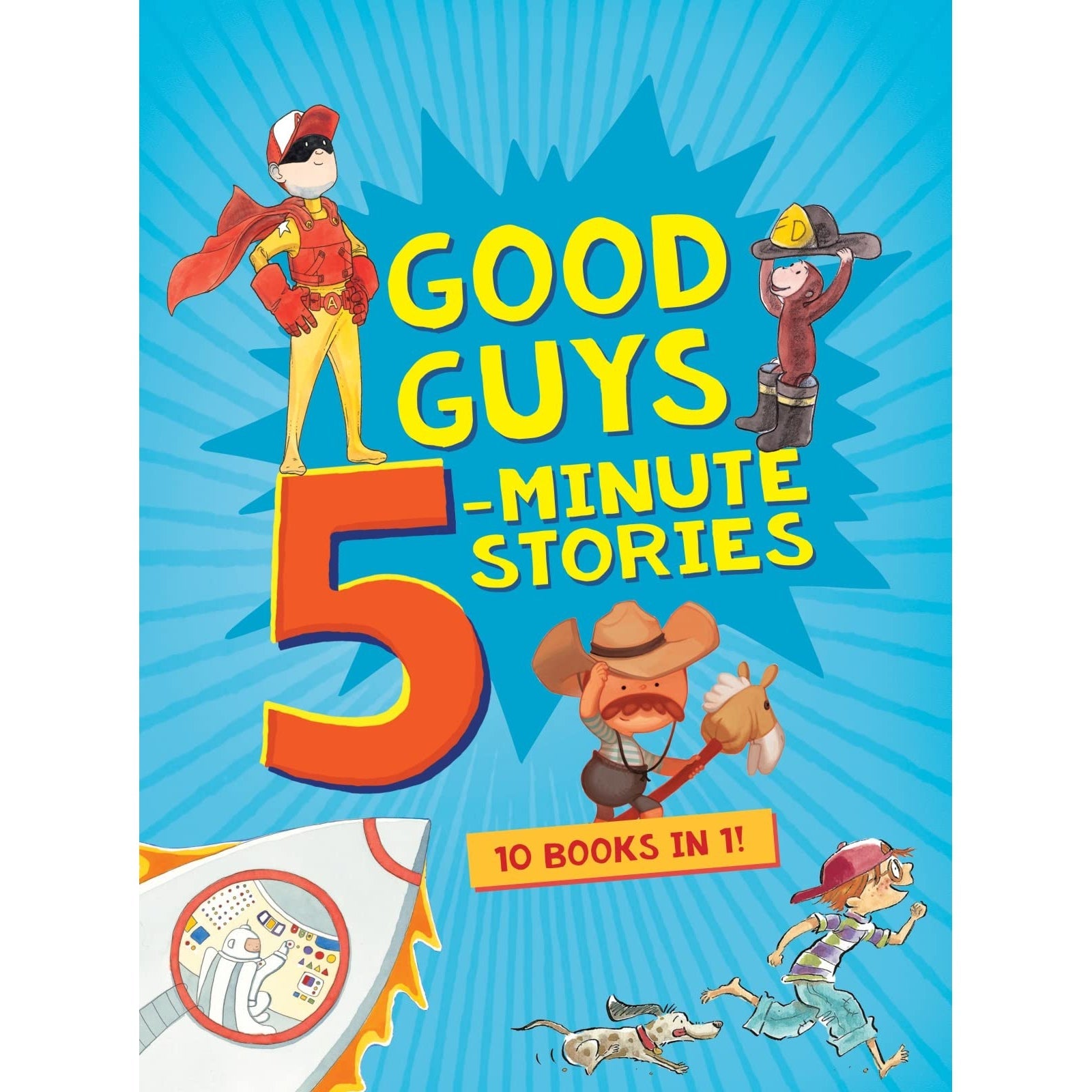 Harper Collins: Good Guys 5-Minute Stories: 10 Books in 1 (Hardcover Book)-HARPER COLLINS PUBLISHERS-Little Giant Kidz
