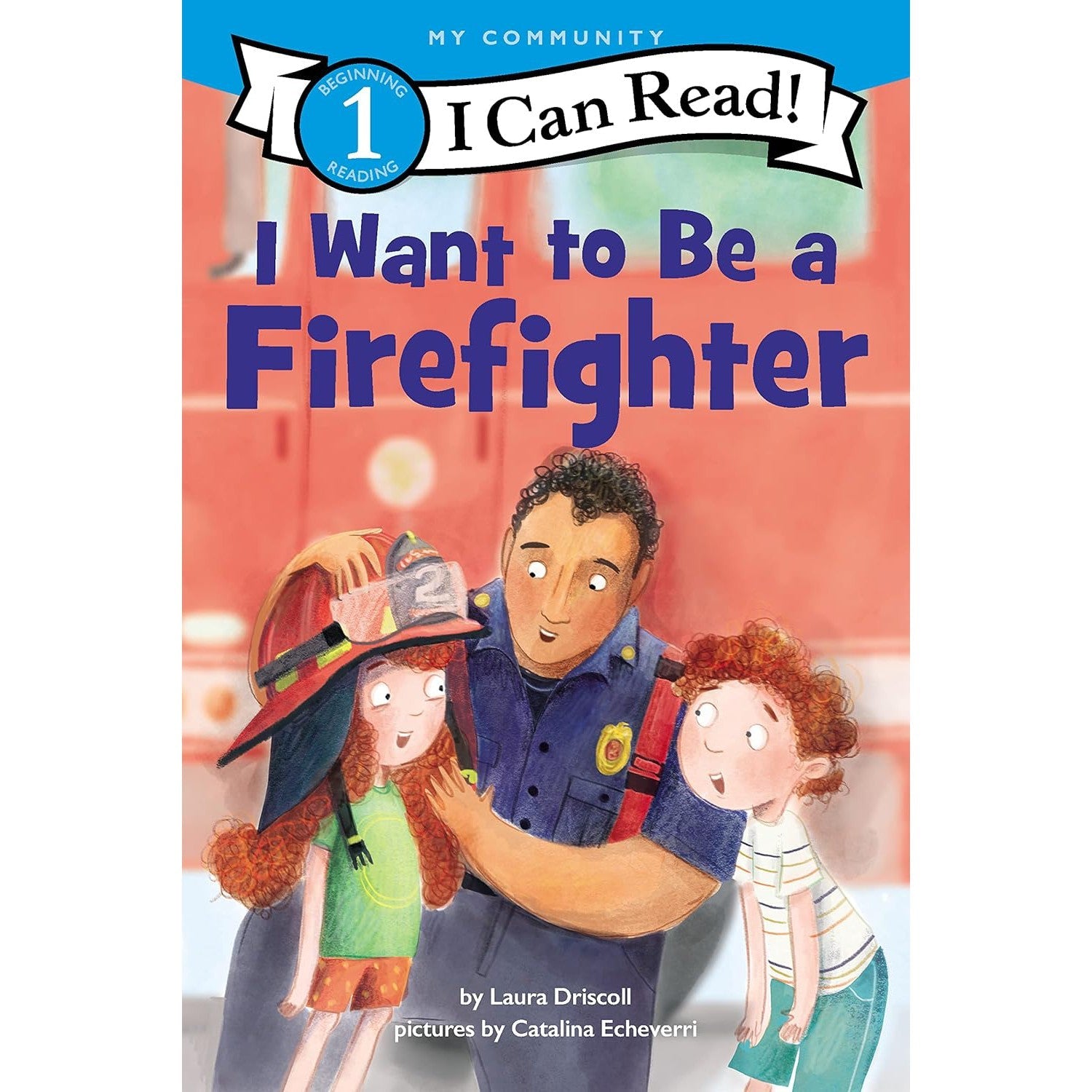 Harper Collins: I Can Read Level 1: I Want to Be a Firefighter-HARPER COLLINS PUBLISHERS-Little Giant Kidz