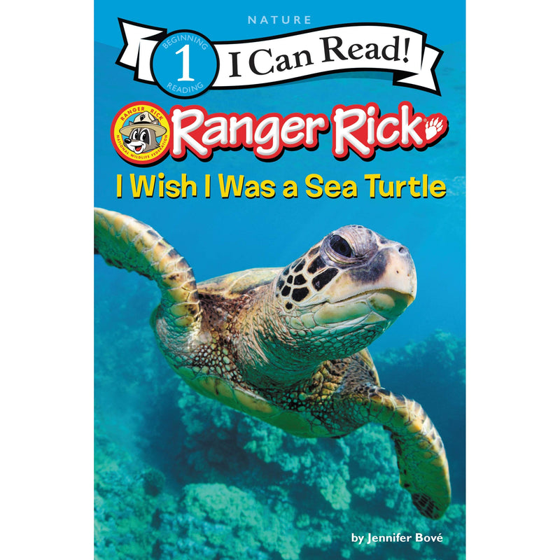 Harper Collins: I Can Read Level 1: Ranger Rick: I Wish I Was a Sea Turtle-HARPER COLLINS PUBLISHERS-Little Giant Kidz