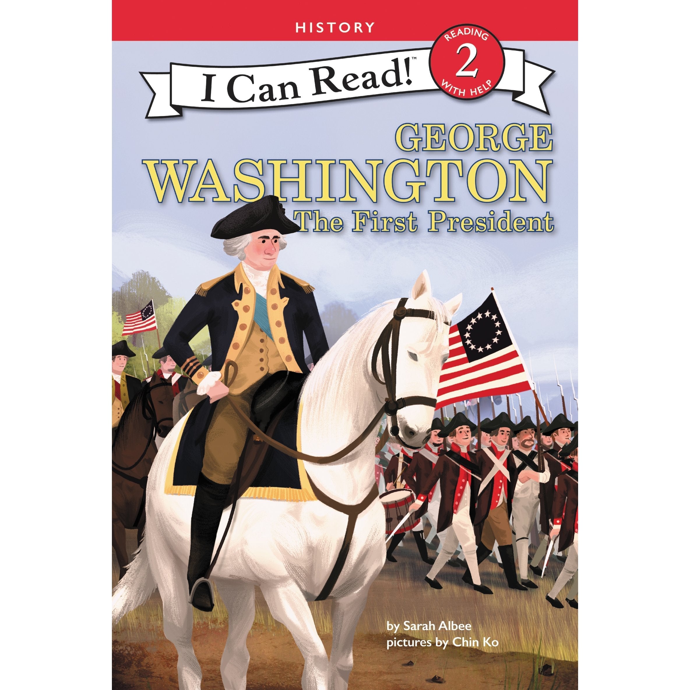 Harper Collins: I Can Read Level 2: George Washington: The First President-HARPER COLLINS PUBLISHERS-Little Giant Kidz