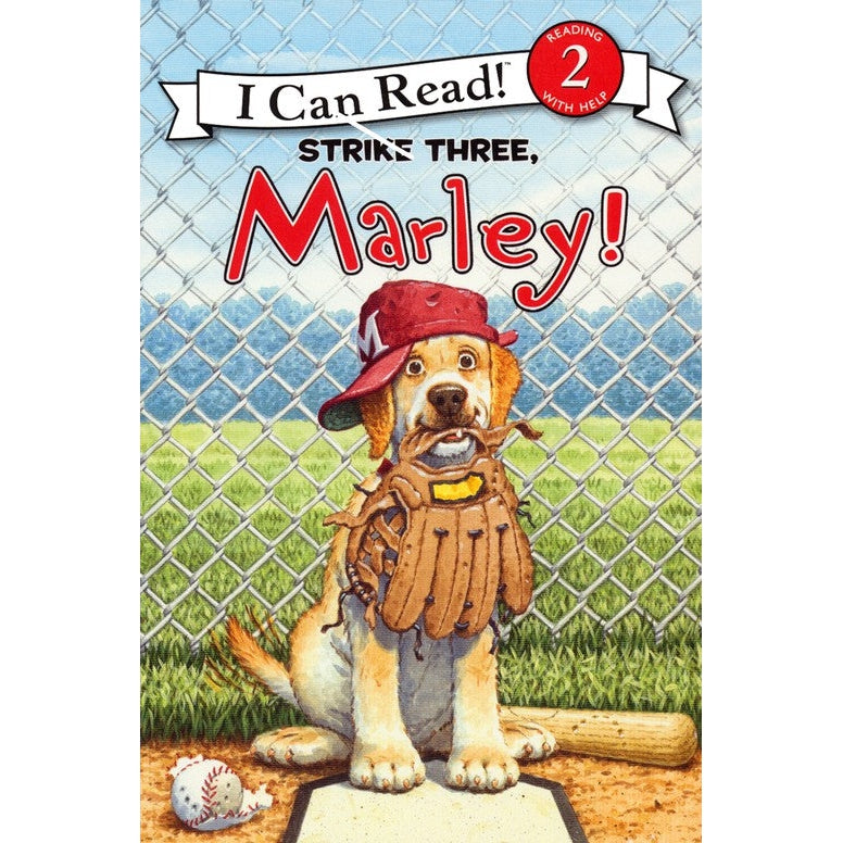 Harper Collins: I Can Read Level 2: Marley: Strike Three, Marley!-HARPER COLLINS PUBLISHERS-Little Giant Kidz