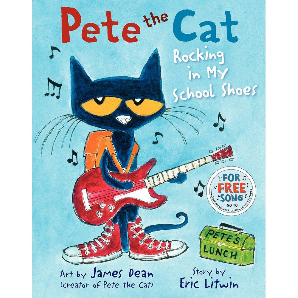 Harper Collins: Pete the Cat: Rocking in My School Shoes: A Back to School Book for Kids (Hardcover Book)-HARPER COLLINS PUBLISHERS-Little Giant Kidz