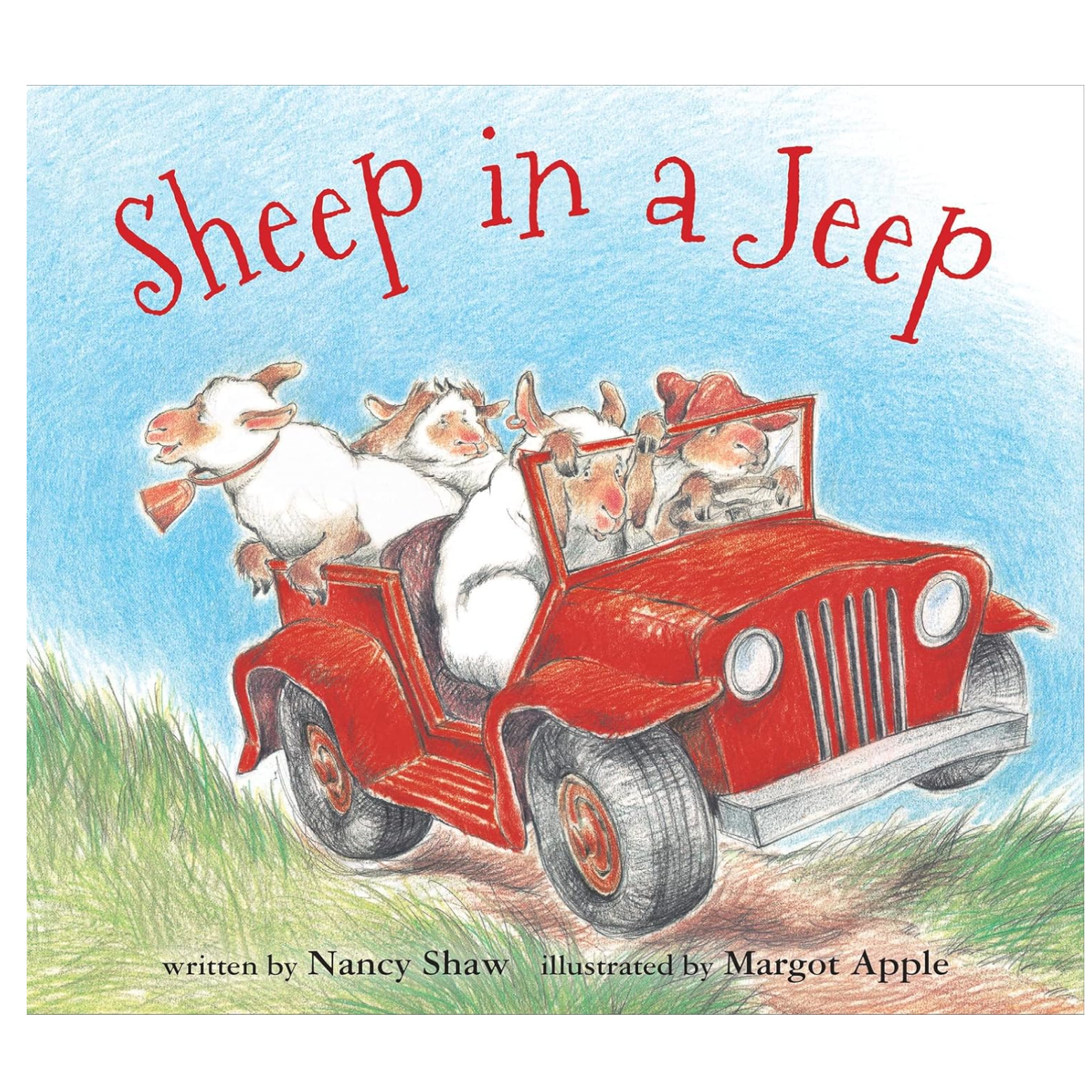Harper Collins: Sheep In A Jeep (Board Book)-HARPER COLLINS PUBLISHERS-Little Giant Kidz