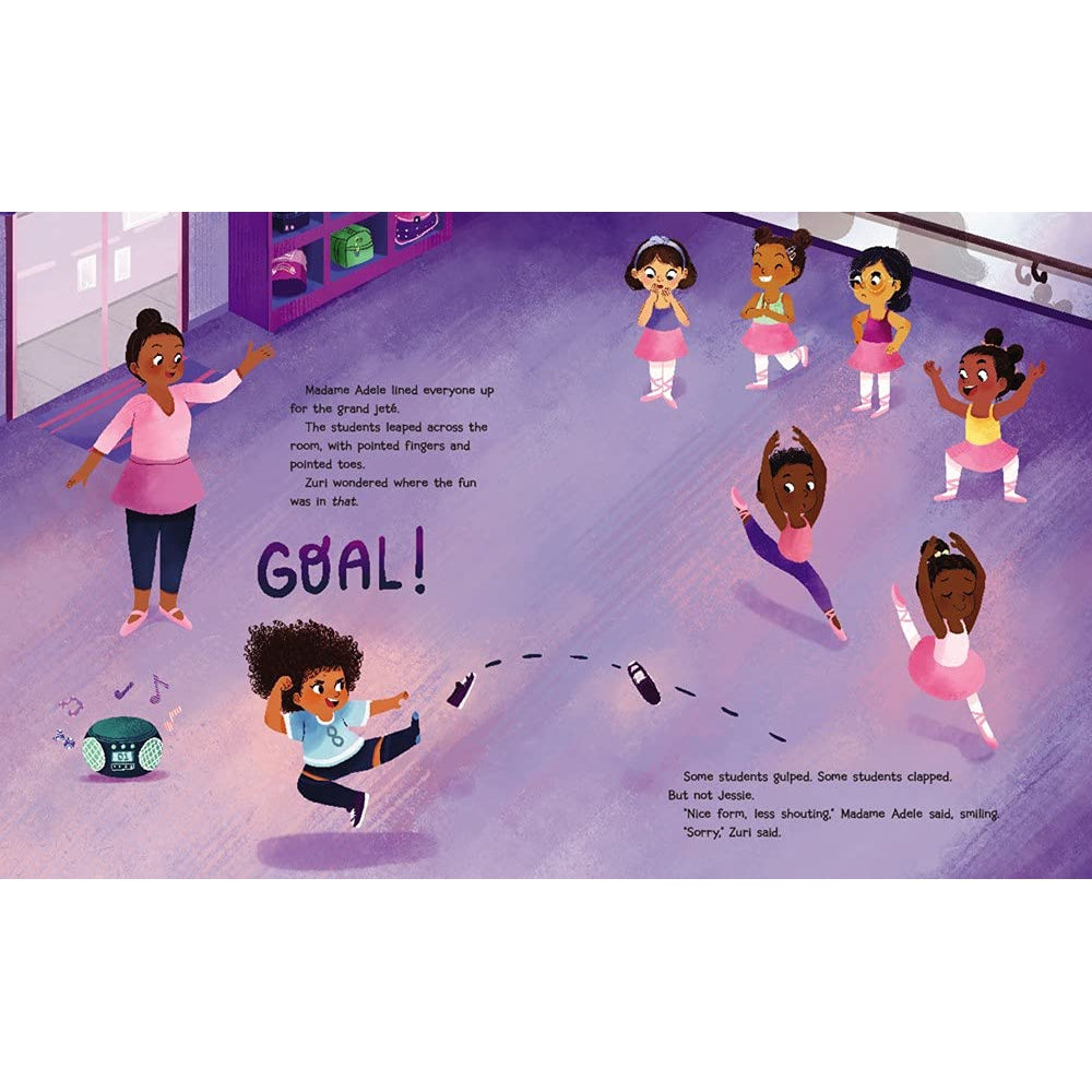 Harper Collins: Zuri Ray Tries Ballet (Hardcover Book)-HARPER COLLINS PUBLISHERS-Little Giant Kidz