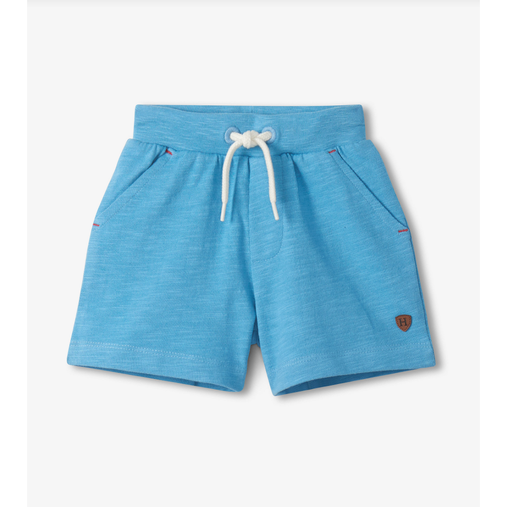 Hatley Boys Niagara Blue Pull On Shorts-HATLEY-Little Giant Kidz