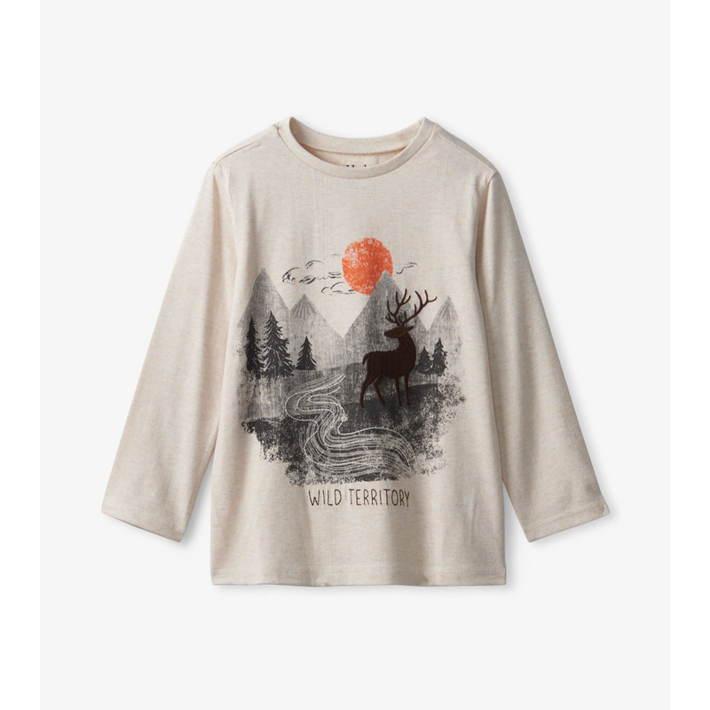 Hatley Boys Rocky Landscape Long Sleeve T-Shirt-HATLEY-Little Giant Kidz