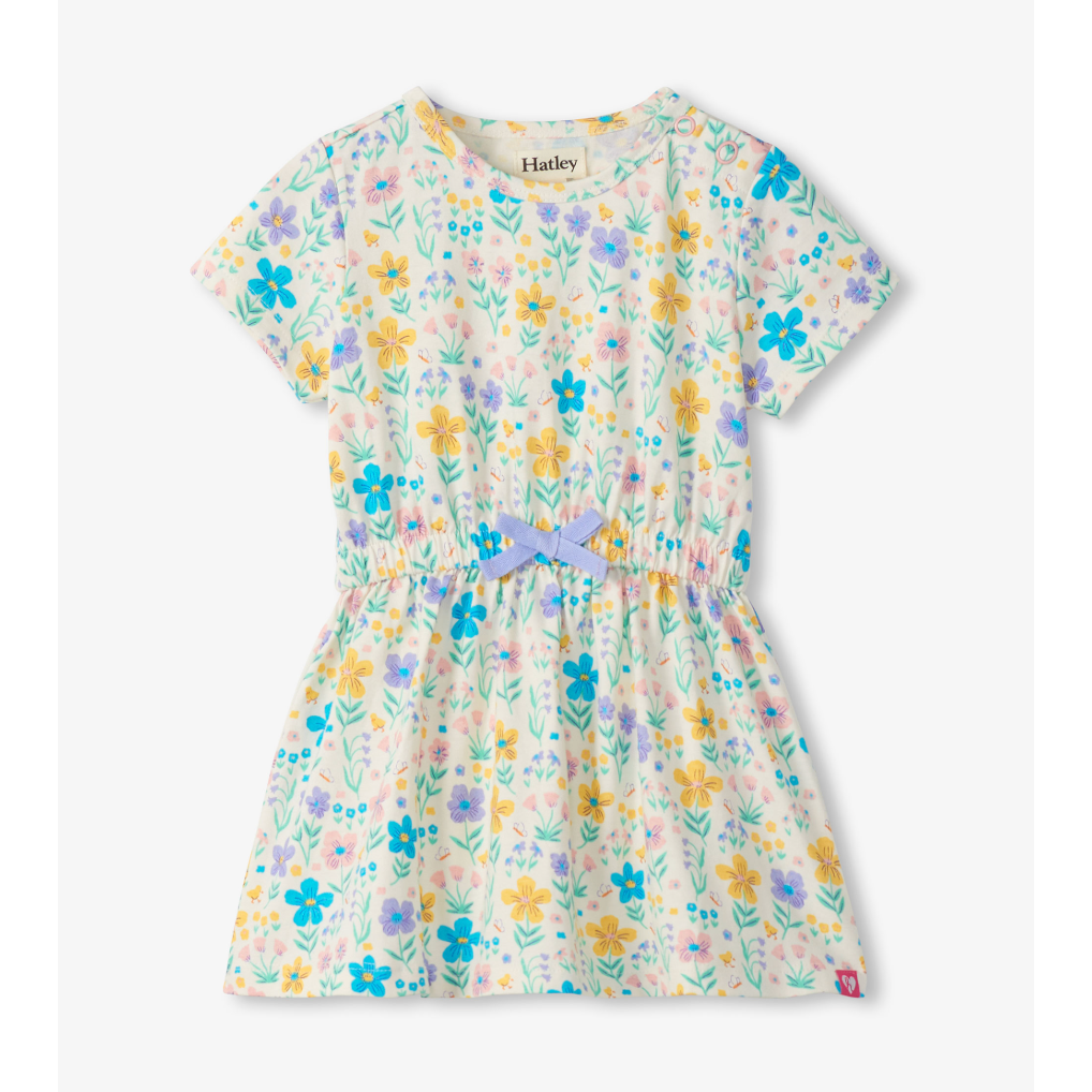 Hatley Girls Little Garden Chicks Short Sleeve Dress-HATLEY-Little Giant Kidz