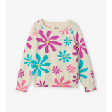 Hatley Groovy Floral Pullover Sweater-HATLEY-Little Giant Kidz