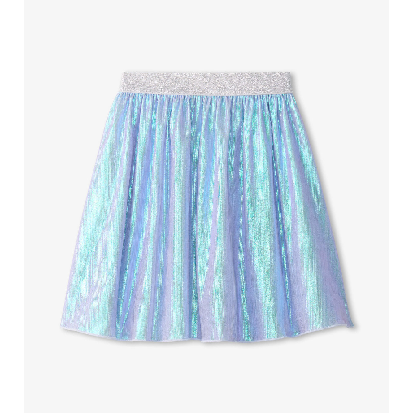 Hatley Silver Metallic Mid Length Skirt-HATLEY-Little Giant Kidz