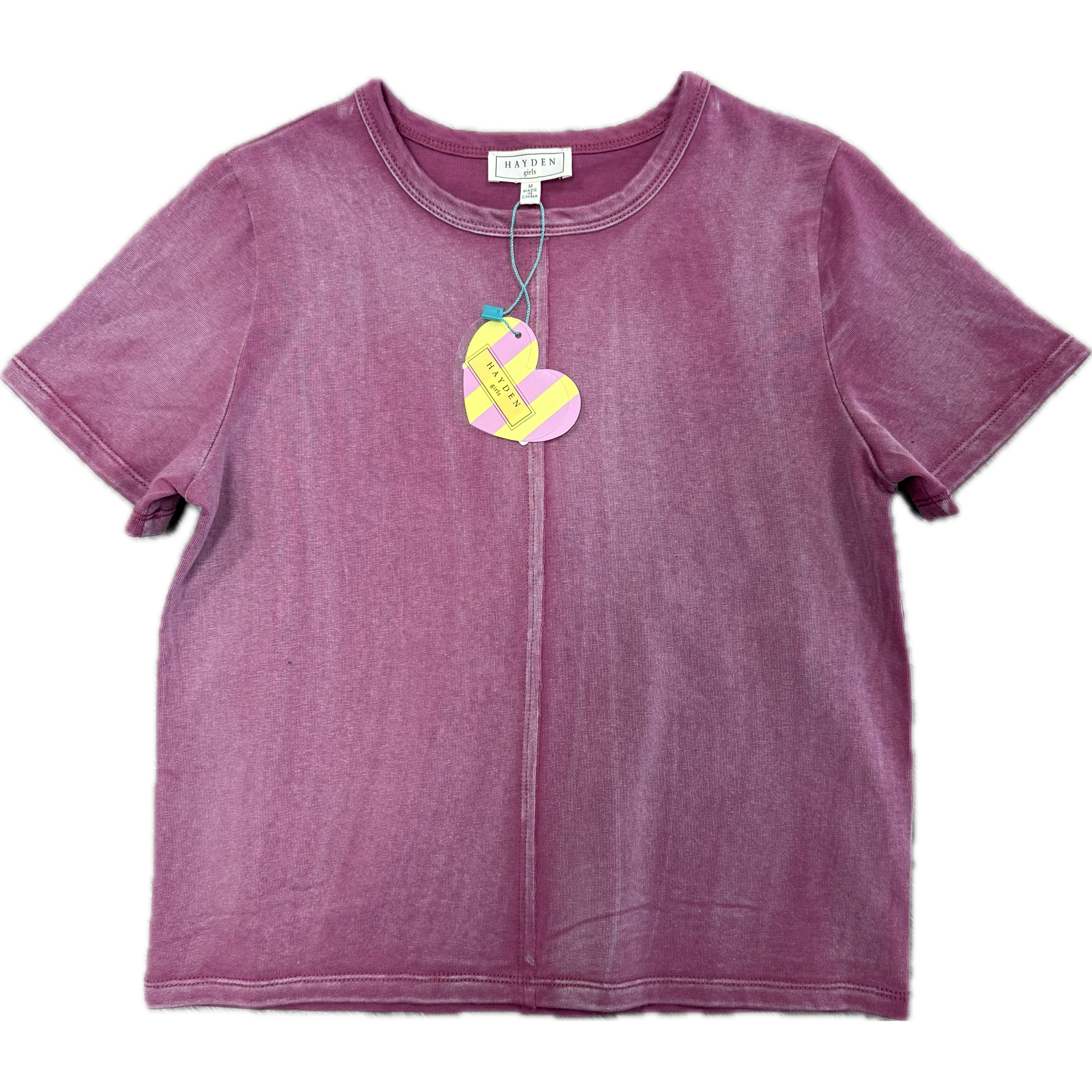 Hayden Girls Mauve Solid Shirt-HAYDEN GIRLS-Little Giant Kidz