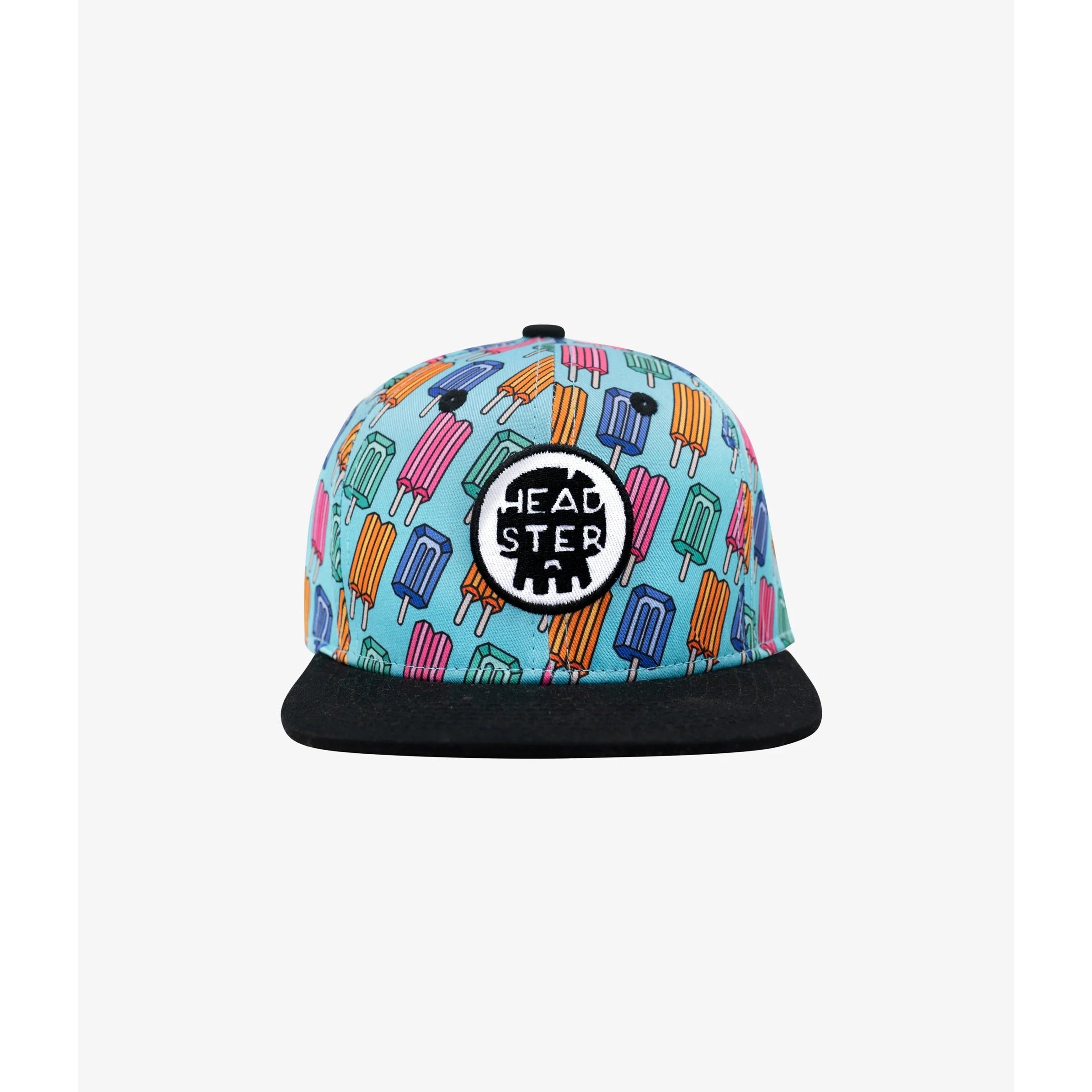 Headster Kids Pop Neon Blue Snapback-Headster Kids-Little Giant Kidz