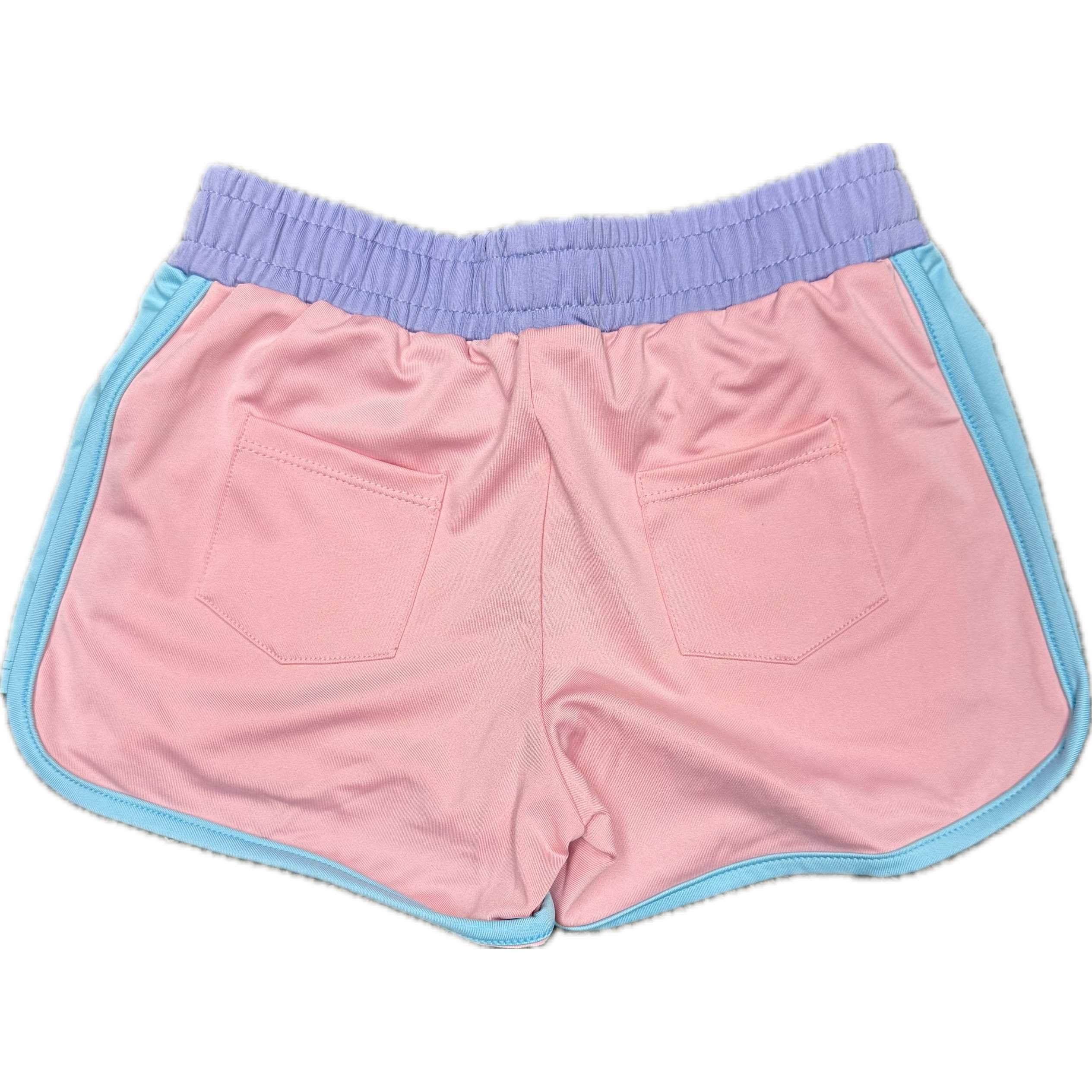 Honesty Clothing Block Shorts- Candy Pink-HONESTY-Little Giant Kidz