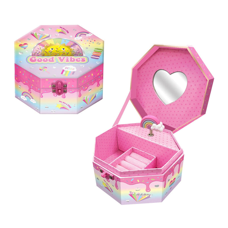 Hot Focus Musical Jewelry Box with Figurine - Rainbow-HOT FOCUS-Little Giant Kidz