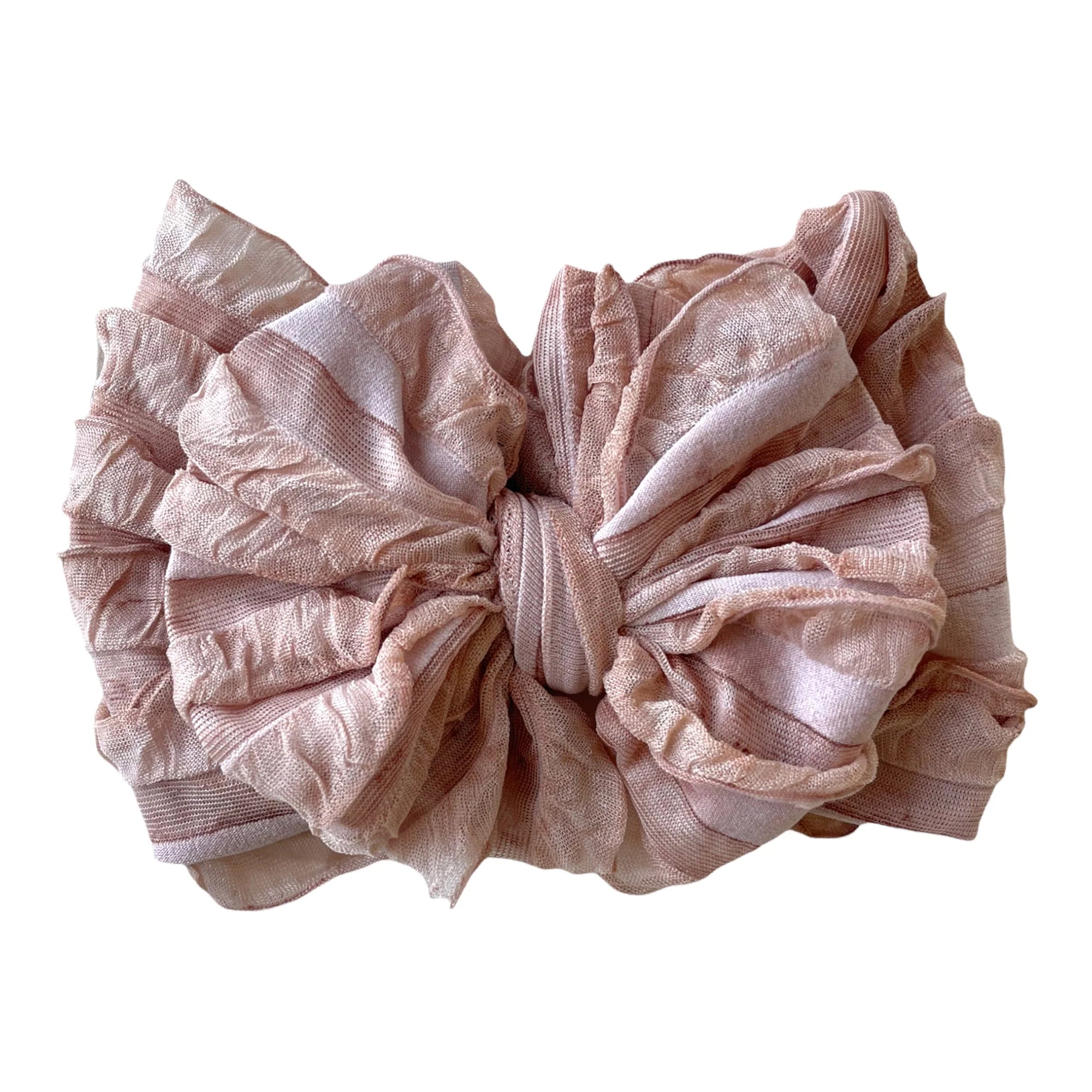 In Awe Couture Ruffle Headband - Brulee Tie Dye-IN AWE COUTURE-Little Giant Kidz