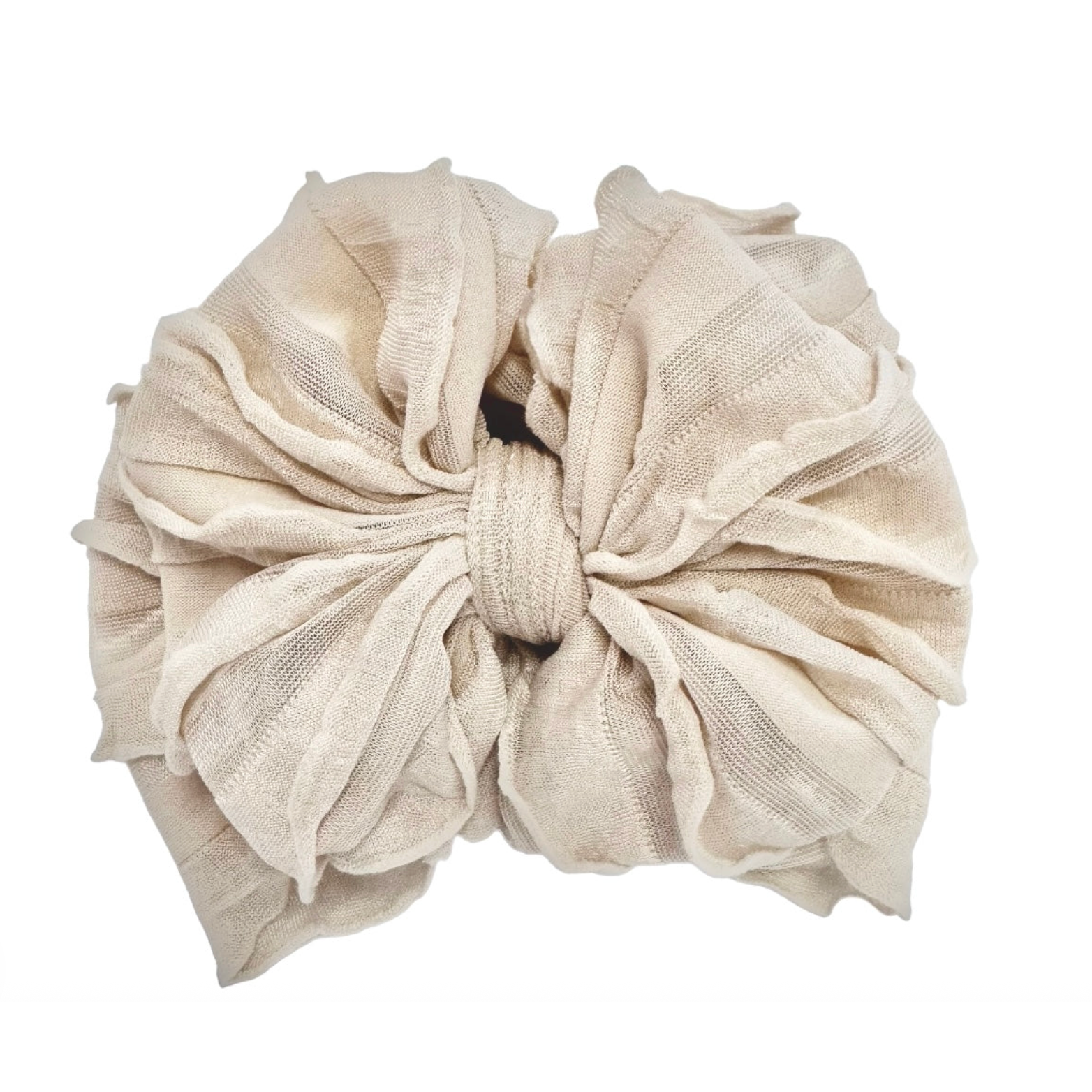 In Awe Couture Ruffle Headband - Sandy-IN AWE COUTURE-Little Giant Kidz