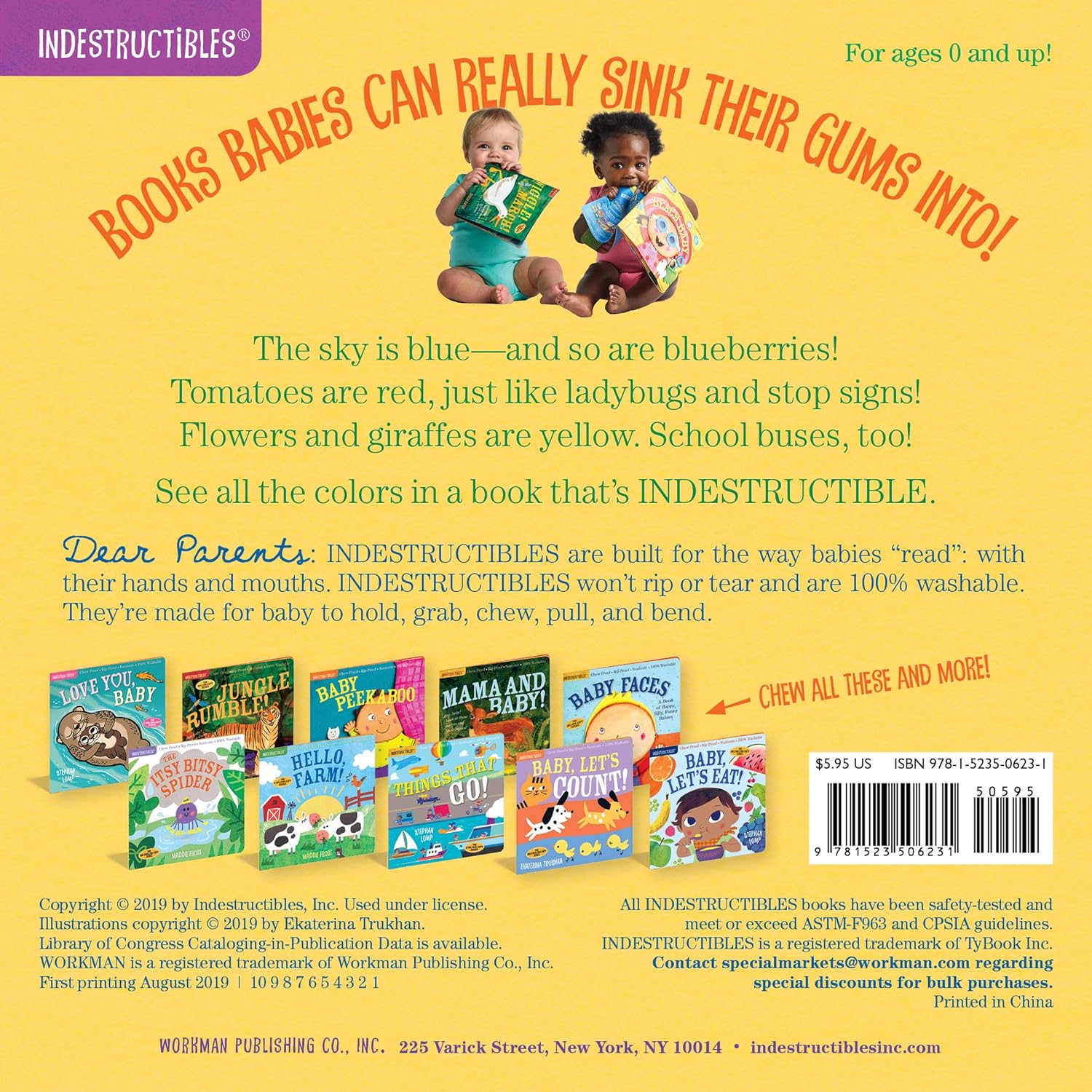 Indestructibles: Baby, See the Colors!-HACHETTE BOOK GROUP USA-Little Giant Kidz