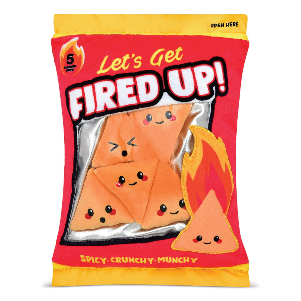 Iscream Fired Up Chips Fleece Plush Pillow-Iscream-Little Giant Kidz