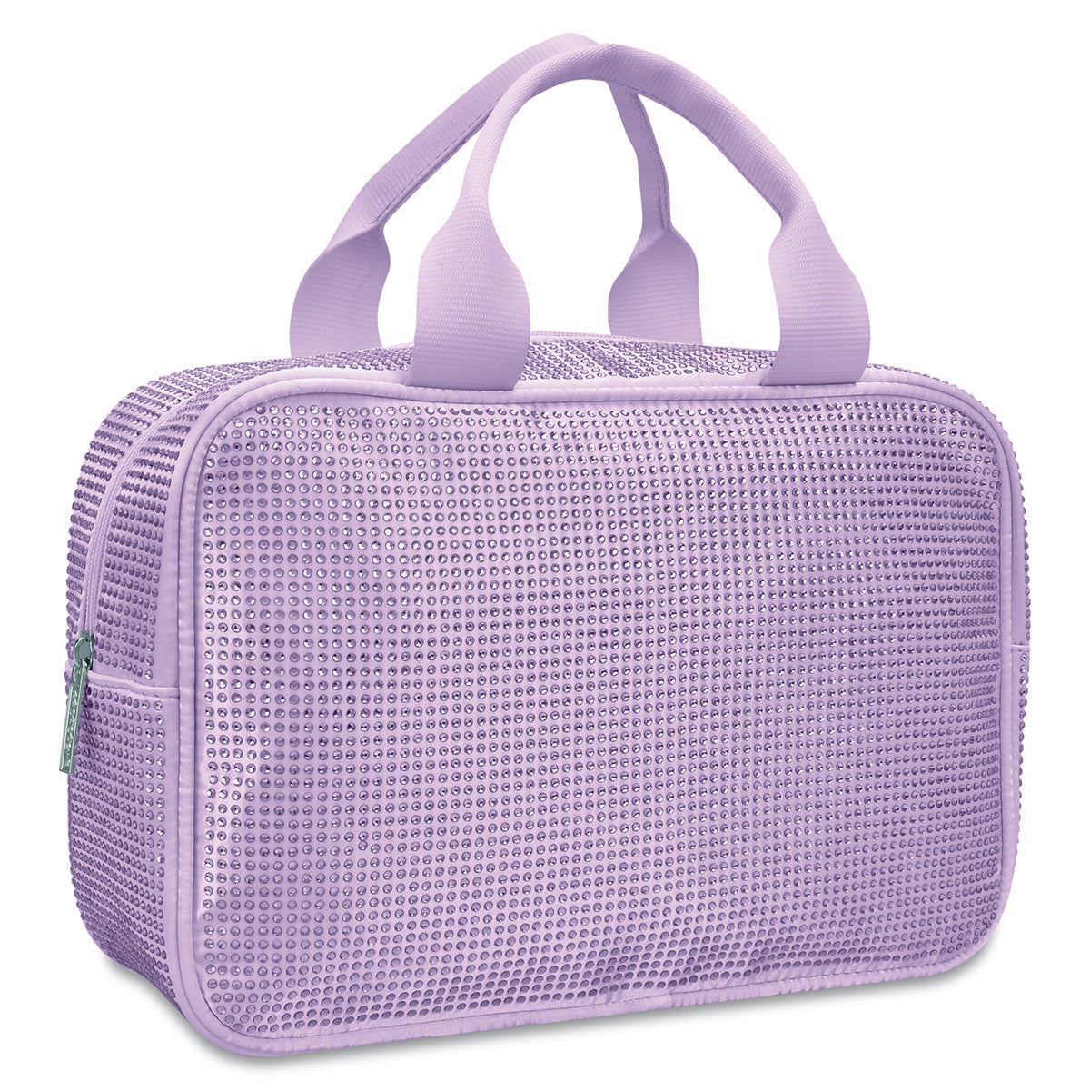 Iscream Lavender Rhinestone Large Cosmetic Bag-Iscream-Little Giant Kidz