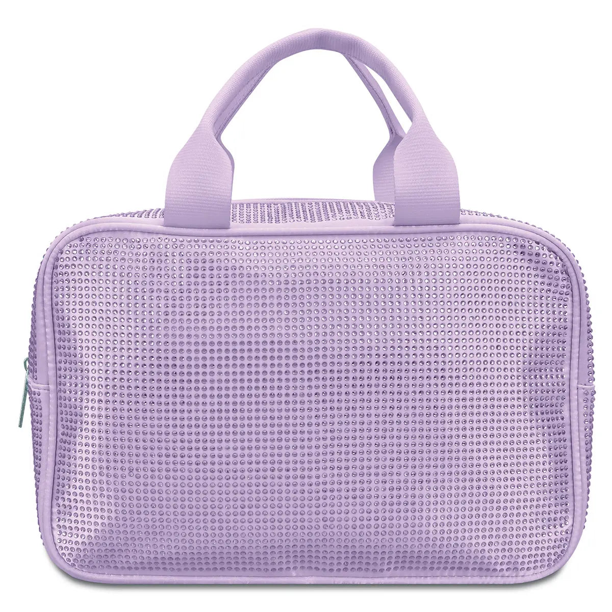 Iscream Lavender Rhinestone Large Cosmetic Bag-Iscream-Little Giant Kidz