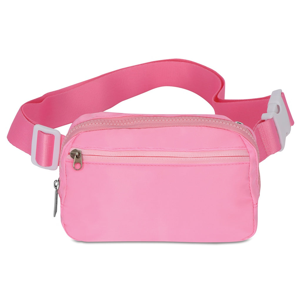 Iscream Pink Nylon Belt Bag-Iscream-Little Giant Kidz