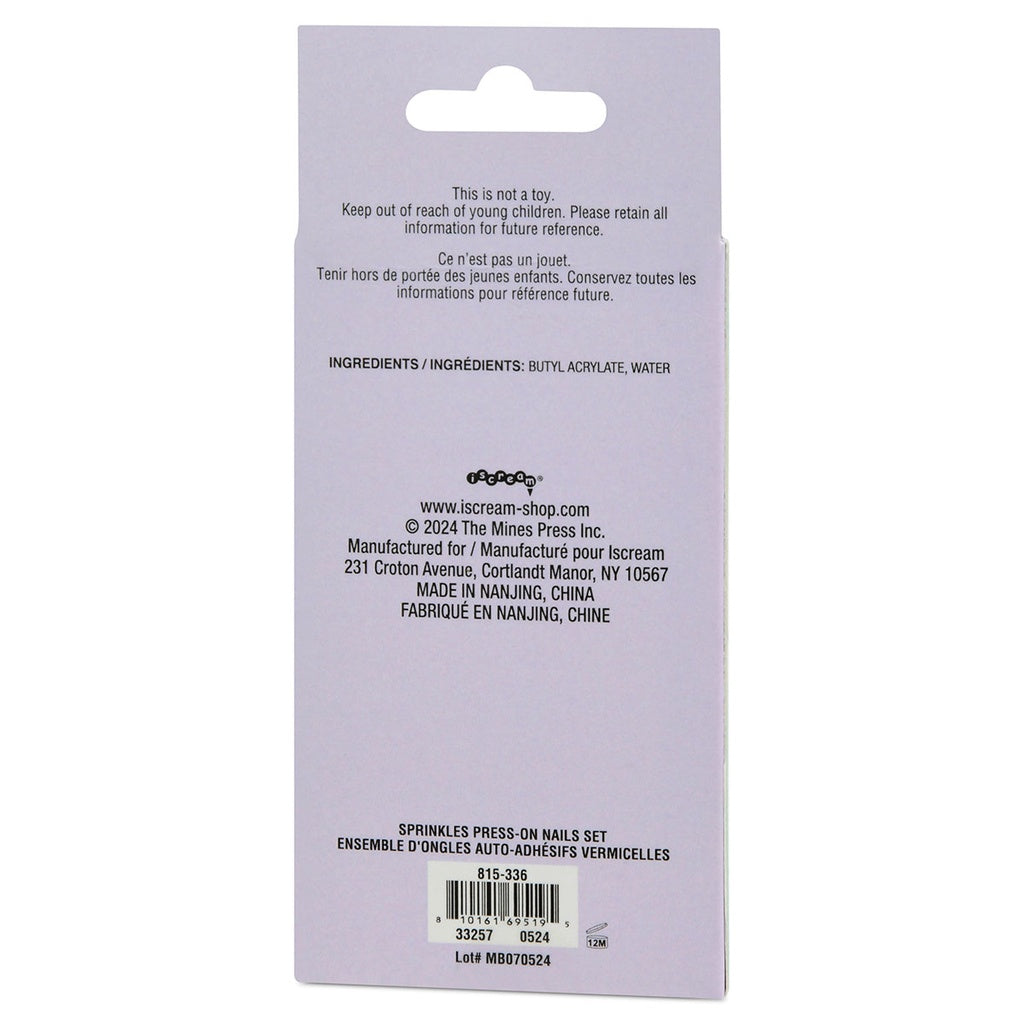 Iscream Sprinkles Press On Nail Set-Iscream-Little Giant Kidz