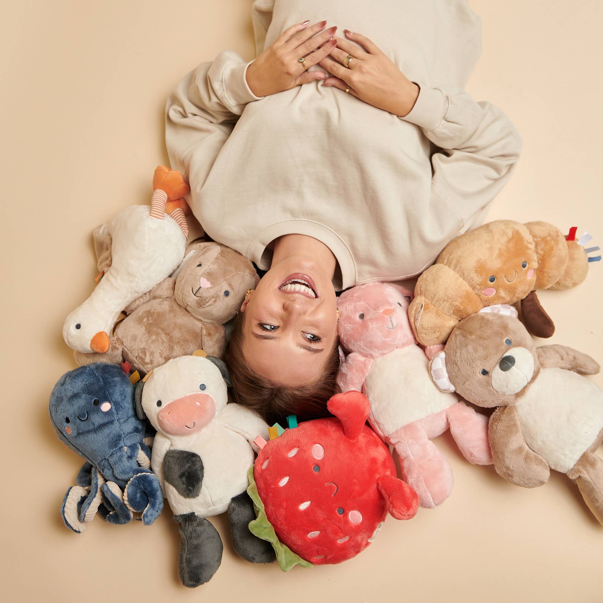 Itzy Ritzy - Sweetie Snuggles™ Plush: Pink Bunny-Itzy Ritzy-Little Giant Kidz