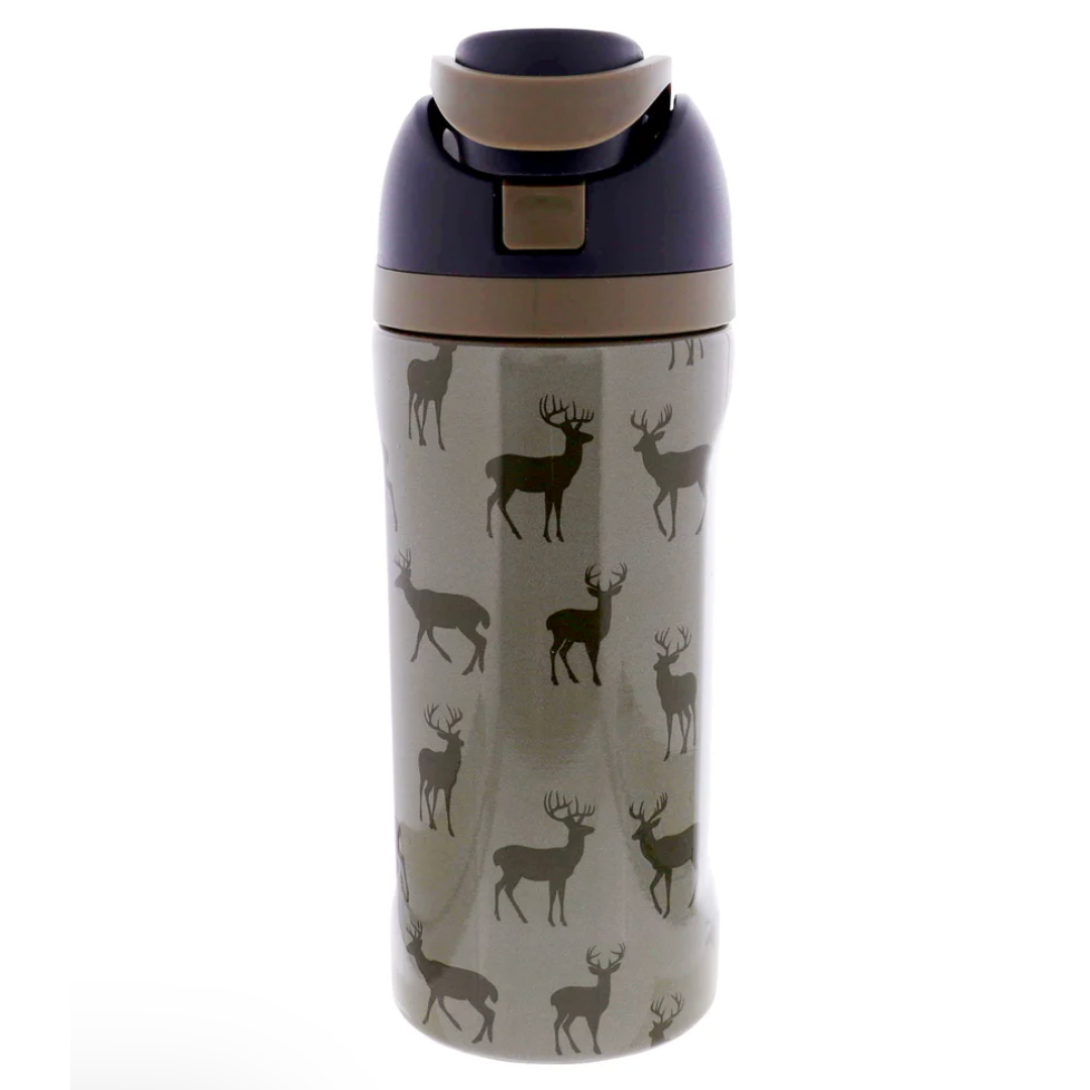 Jane Marie Kids Buck Wild 16 Oz. Water Bottle With Straw Cap-JANE MARIE-Little Giant Kidz