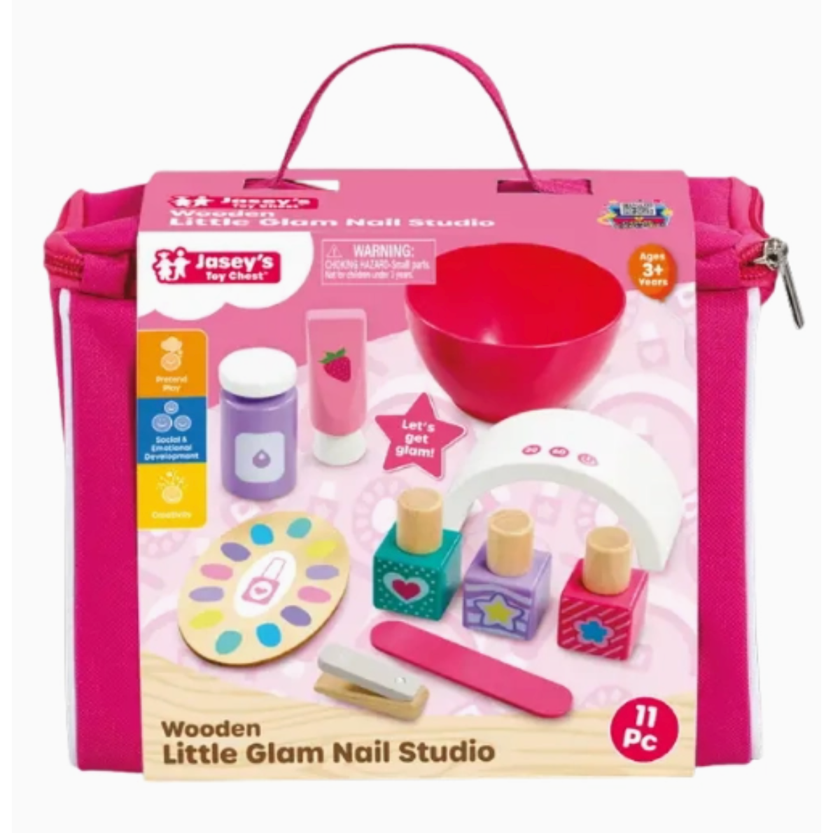 Jasey's Toy Chest Wooden Little Glam Nail Studio-Jasey's Toy Chest-Little Giant Kidz