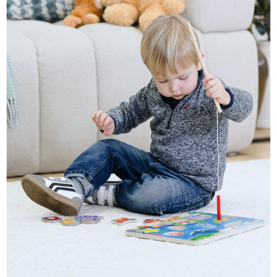 Jasey's Toy Chest Wooden Magnetic Fishing Puzzle-Jasey's Toy Chest-Little Giant Kidz