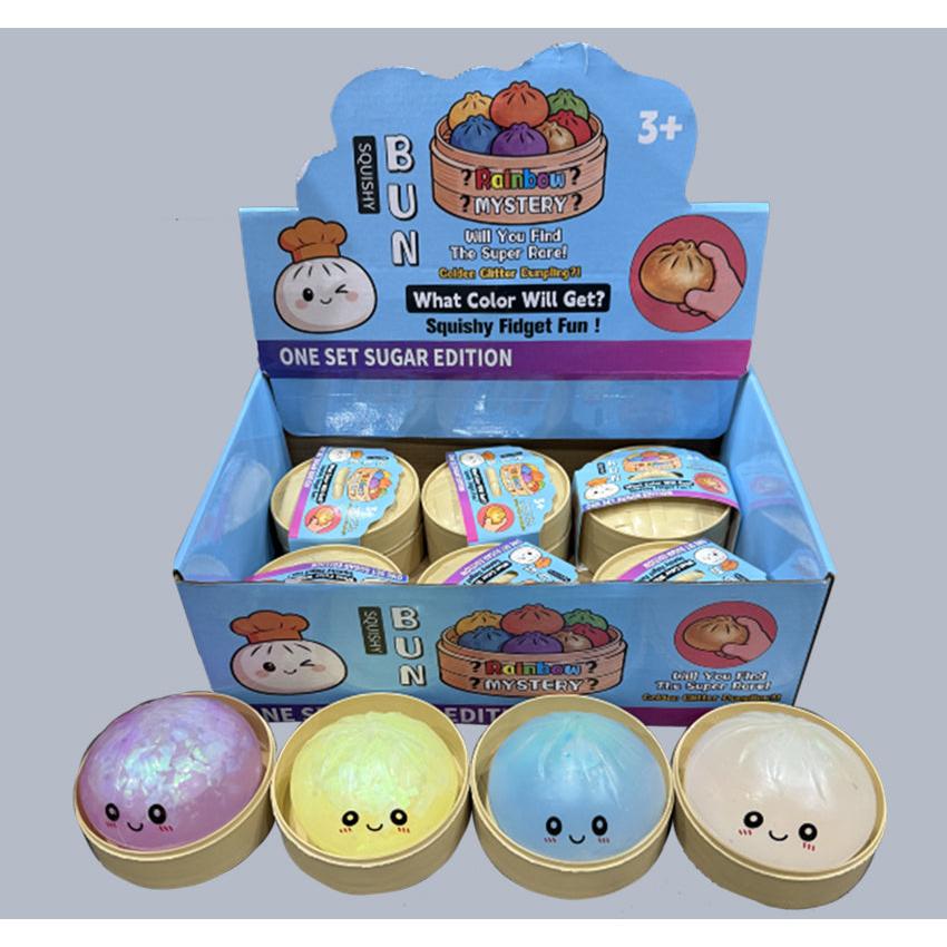 Jeannie's Enterprises Dough Doughs Dumpling Squishy Rainbow Mystery 3.5in-Jeannie's Enterprises-Little Giant Kidz