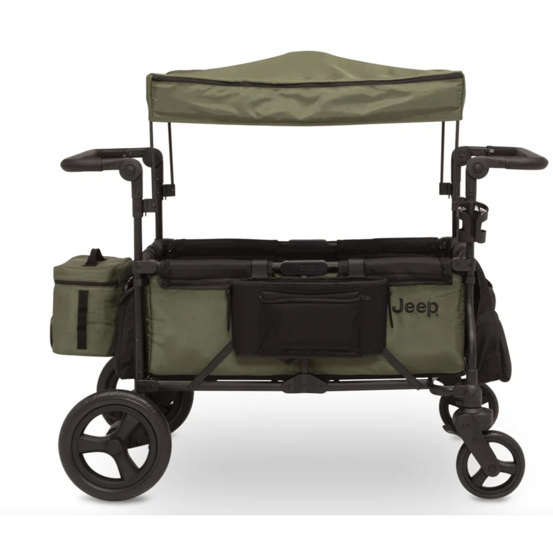 Jeep Wrangler Deluxe Stroller Wagon with Cooler Bag-DELTA-Little Giant Kidz