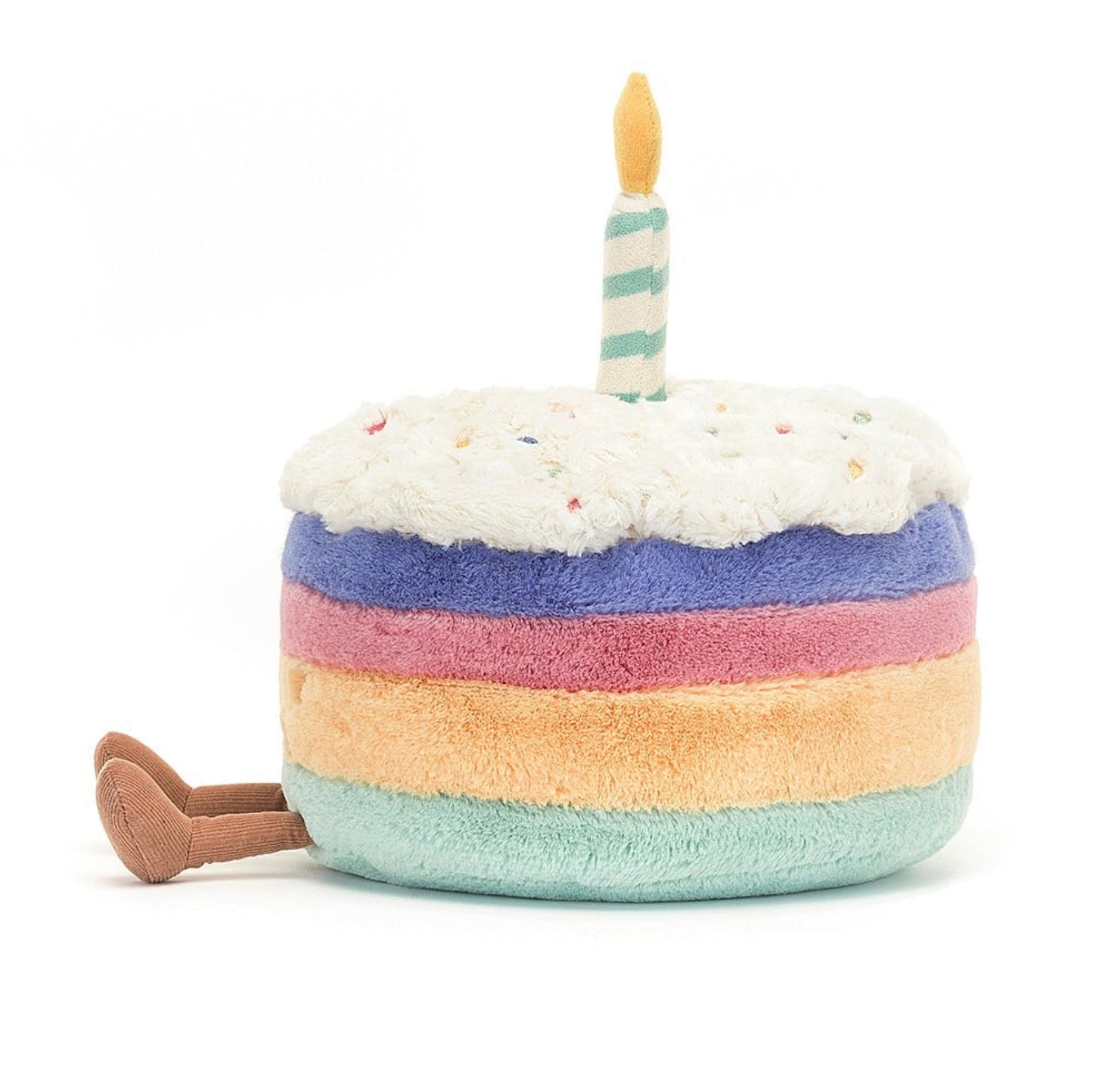 JellyCat Amuseable Rainbow Birthday Cake-JellyCat-Little Giant Kidz