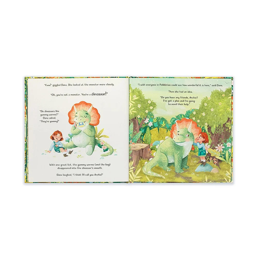 JellyCat Archie, My Dinosaur Friend Book-JellyCat-Little Giant Kidz