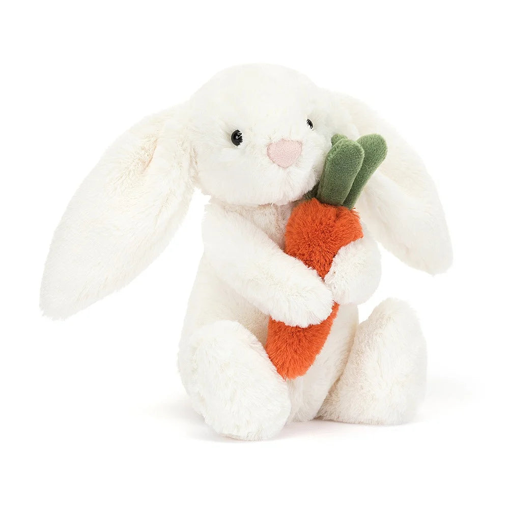 JellyCat Bashful Bunny With Carrot-JellyCat-Little Giant Kidz