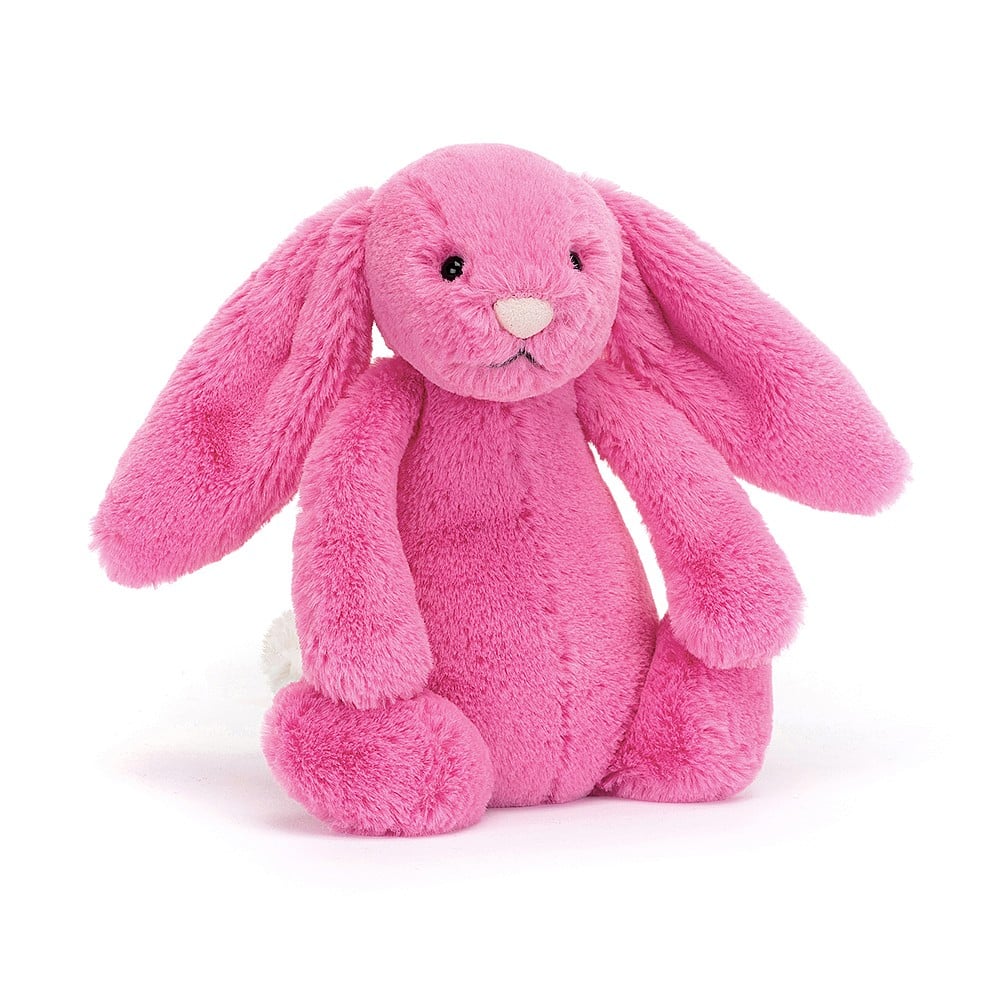 JellyCat Bashful Hot Pink Bunny-JellyCat-Little Giant Kidz