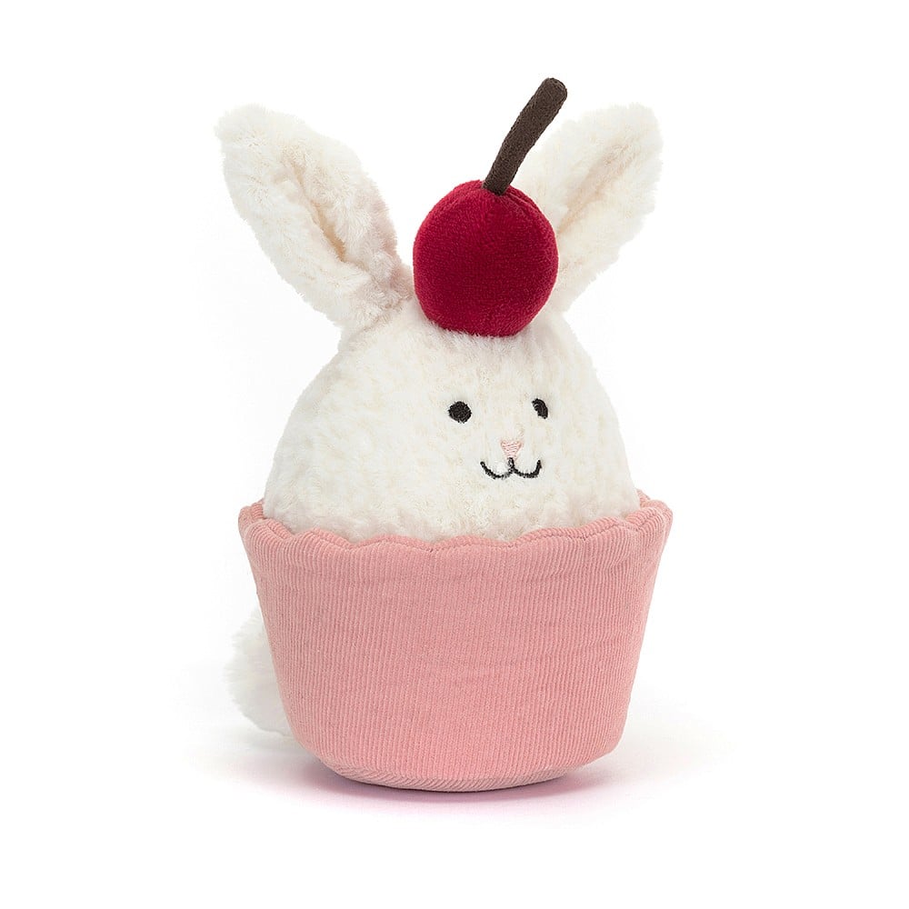 JellyCat Dainty Dessert Bunny Cupcake-JellyCat-Little Giant Kidz