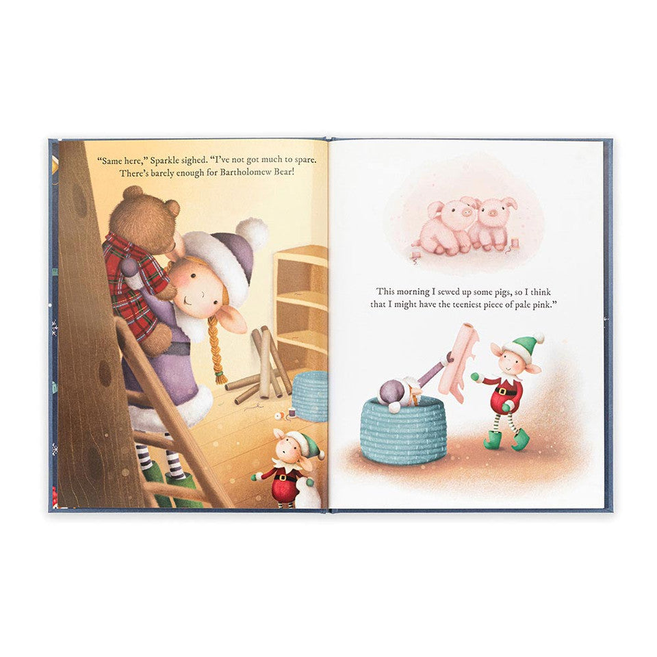 JellyCat Eldo Elf and the Patchwork Bashful Bunny Book-JellyCat-Little Giant Kidz