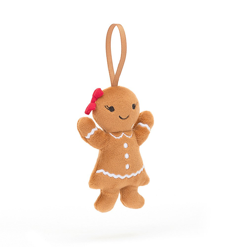 JellyCat Festive Folly Gingerbread Ruby-JellyCat-Little Giant Kidz