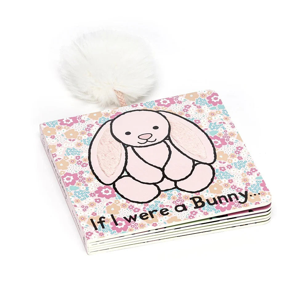 JellyCat If I Were A Bunny Book (Pink Floral)-JellyCat-Little Giant Kidz