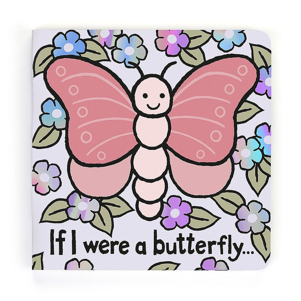JellyCat If I Were A Butterfly Book (Board Book)-JellyCat-Little Giant Kidz