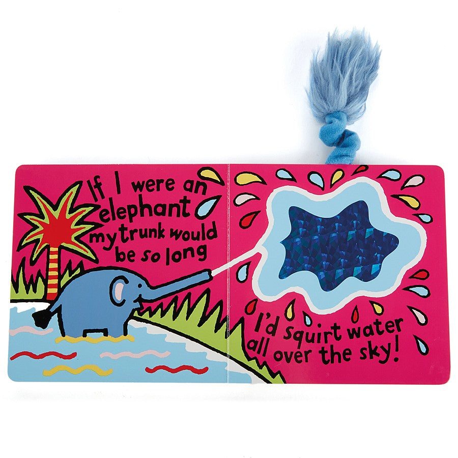 JellyCat If I Were A Elephant Book (Board Book)-JellyCat-Little Giant Kidz