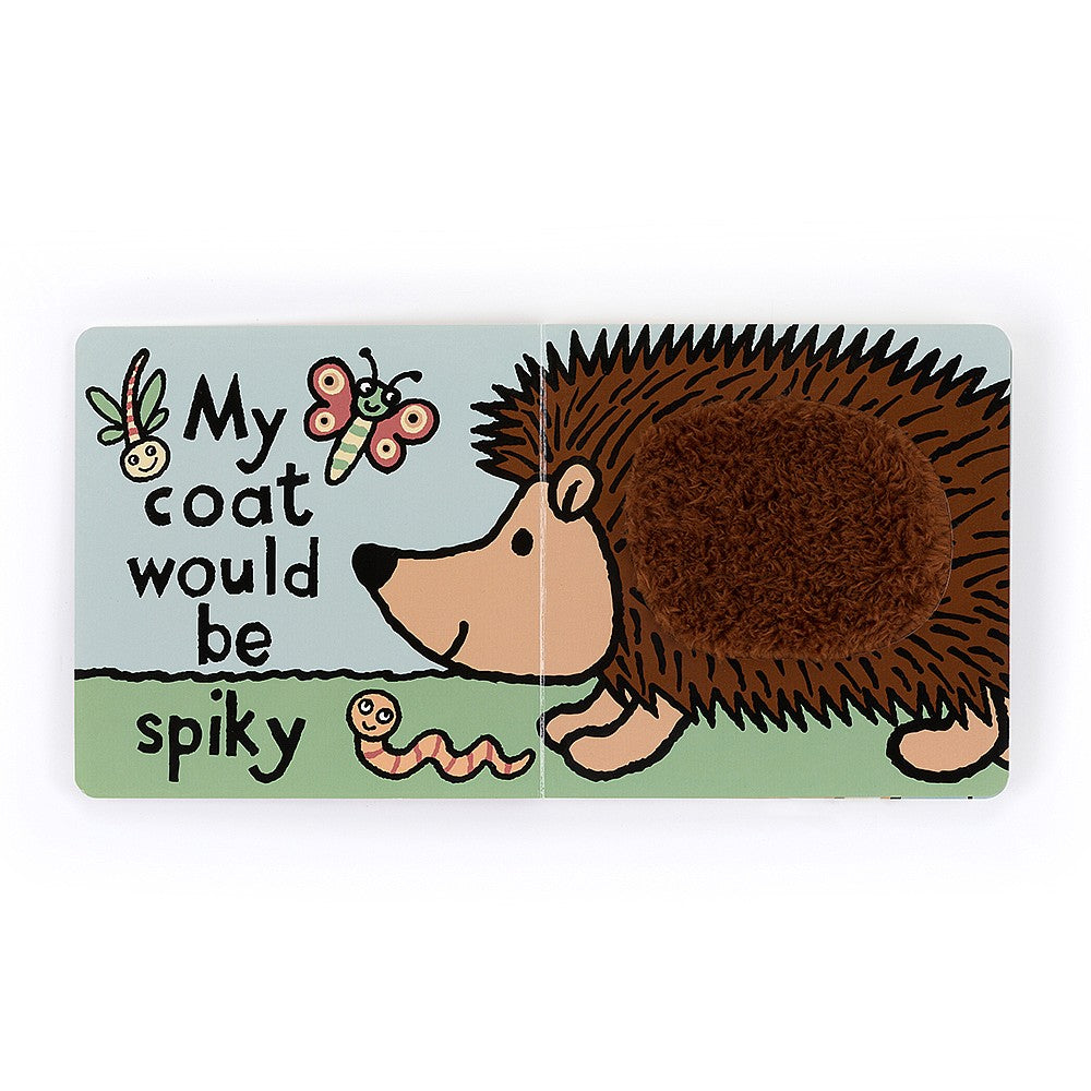 JellyCat If I Were A Hedgehog Book (Board Book)-JellyCat-Little Giant Kidz