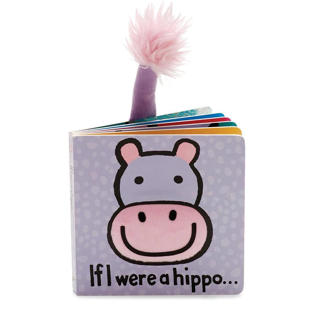 JellyCat If I Were A Hippo Book (Board Book)-JellyCat-Little Giant Kidz