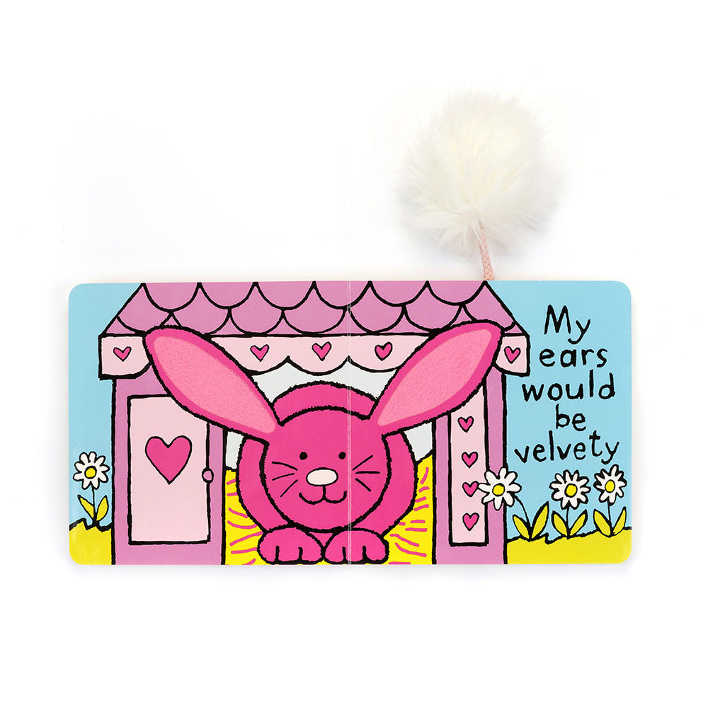 JellyCat If I Were A Rabbit Book (Tulip Pink)-JellyCat-Little Giant Kidz