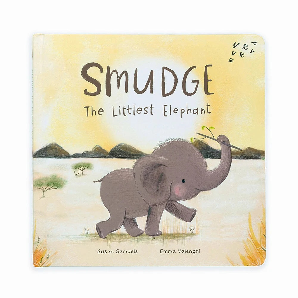 JellyCat Smudge The Littlest Elephant Book-JellyCat-Little Giant Kidz
