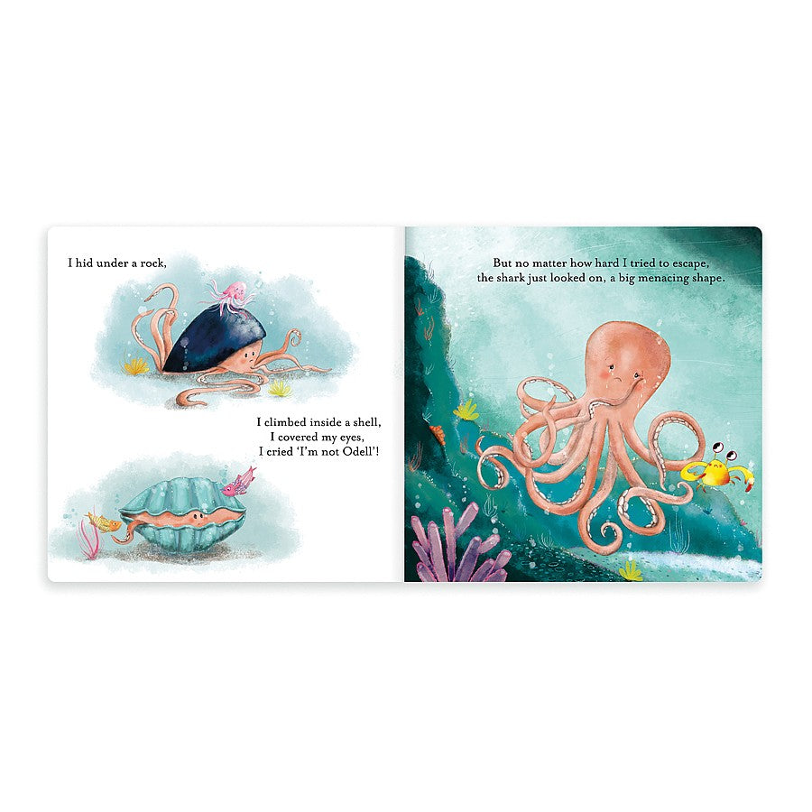 JellyCat The Fearless Octopus Book-JellyCat-Little Giant Kidz