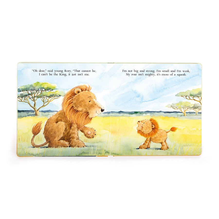 JellyCat The Very Brave Lion Book-JellyCat-Little Giant Kidz