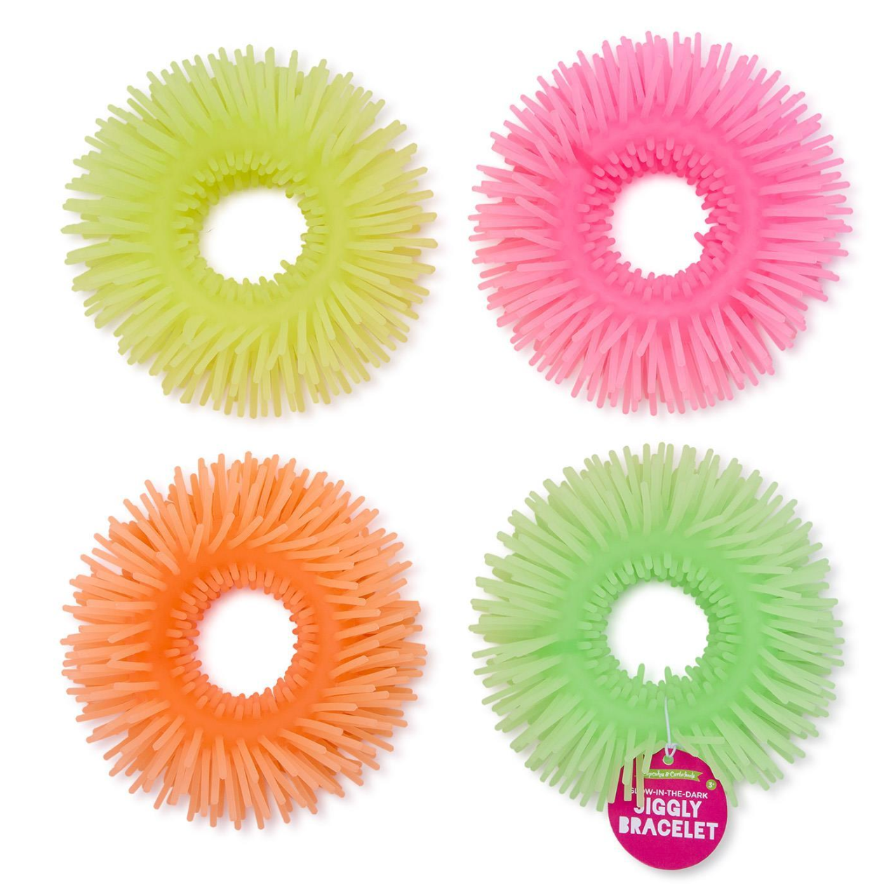 Jiggly Glow in the Dark Bracelet - Assorted-ORB TOYS-Little Giant Kidz